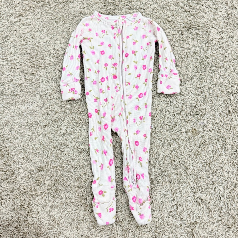 Caden lane waffle knit bamboo zippy pajamas size 0-3 months